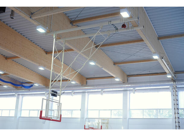 Takmontert basketballsystem, elektrisk FIBA